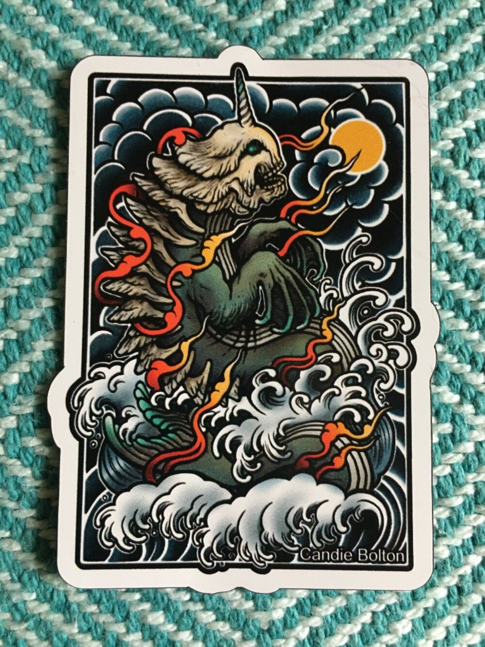 Bake-Kujira Ghost Whale Japanese Kaiju Magnet